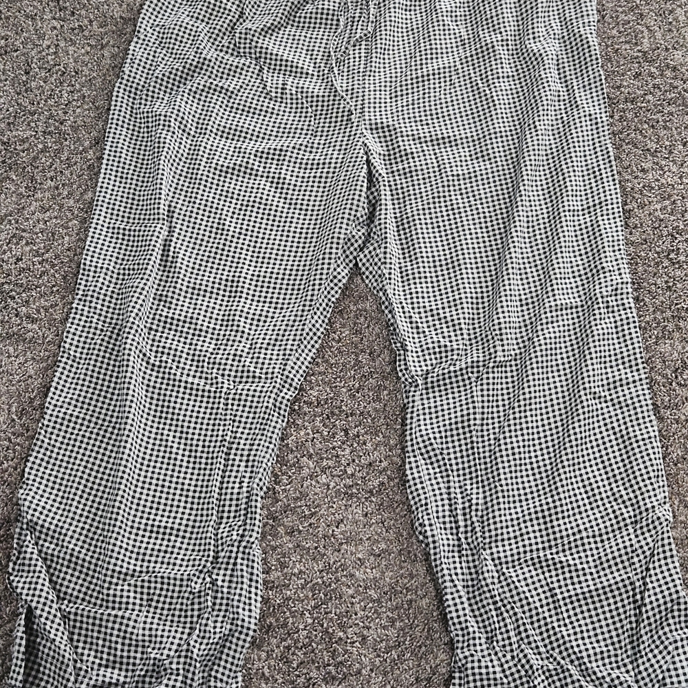 A New Day Black and White Checkered Pants